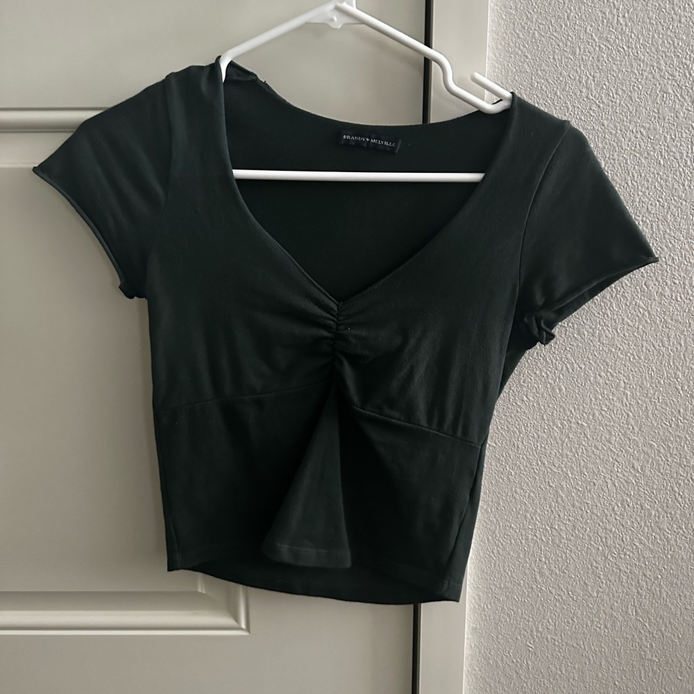 Brandy Melville Forest Green Top